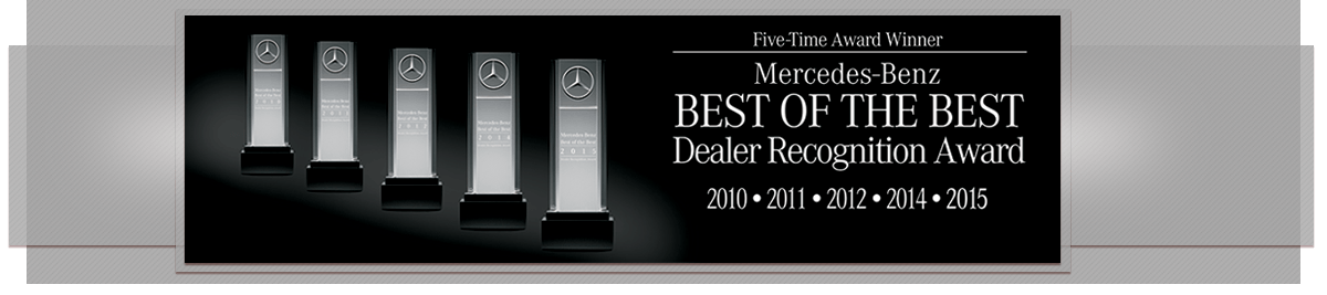 Mercedes-Benz of Westminster in Colorado Receives the Best of the Best Dealer Recognition Award